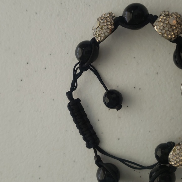 Skull Rhinestone bracelet - Picture 3 of 4